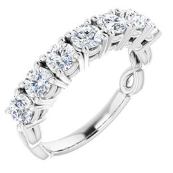 Infinity-Style 7-Stone Anniversary Ring